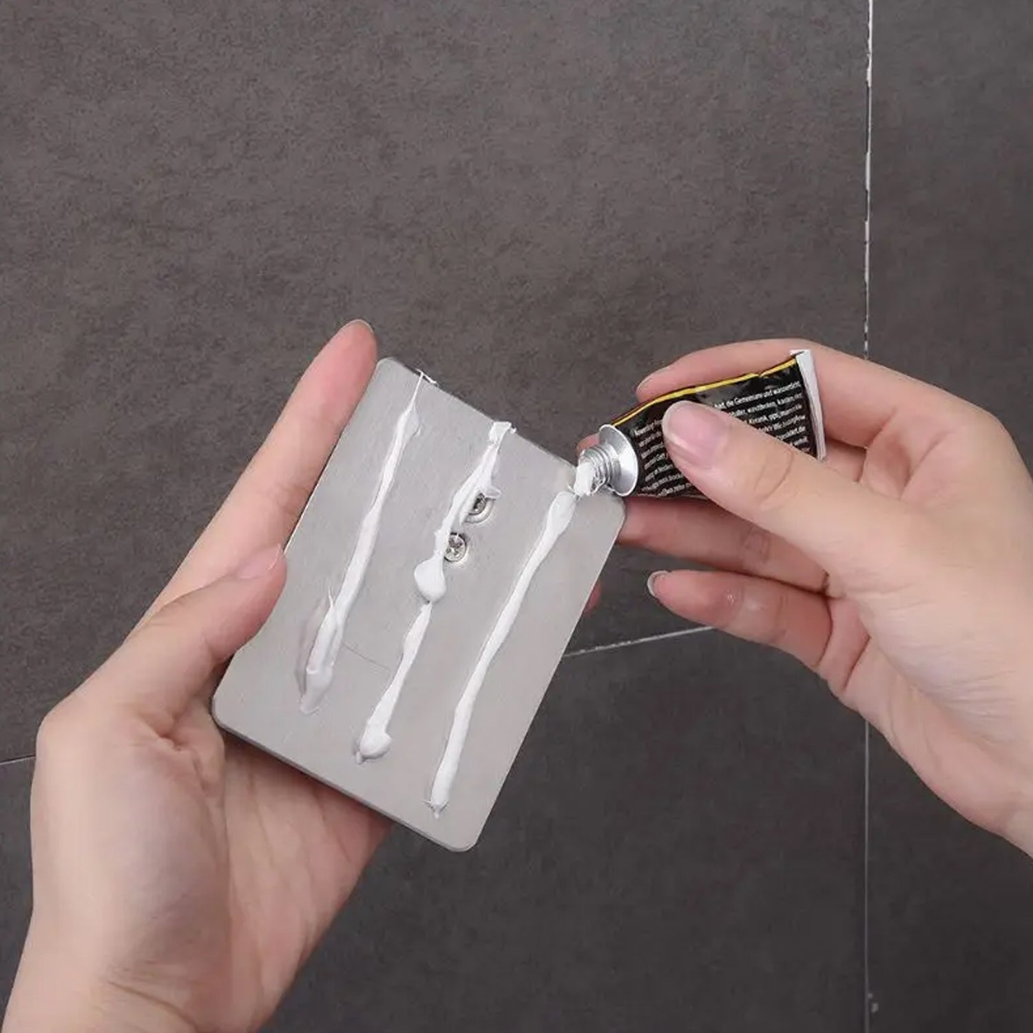 Stainless Steel Mop Broom Holder Organizer, With Glue 6gm Adhesive Wall Mounted Mop Organizer Storage Rack Clip Heavy Duty Broom Hanger for Laundry Room Garden Tool Holder Bathroom Accessories (1 Pc) - infinityexculsivestore.com