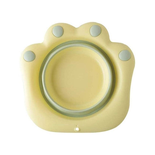 Folding washbasin Folding Wash Basin Household Plastic Portable Laundry Basin Bathroom Foot-washing Basin Cute cartoon wash basin foot wash basin-Pink color Folding basin - infinityexculsivestore.com