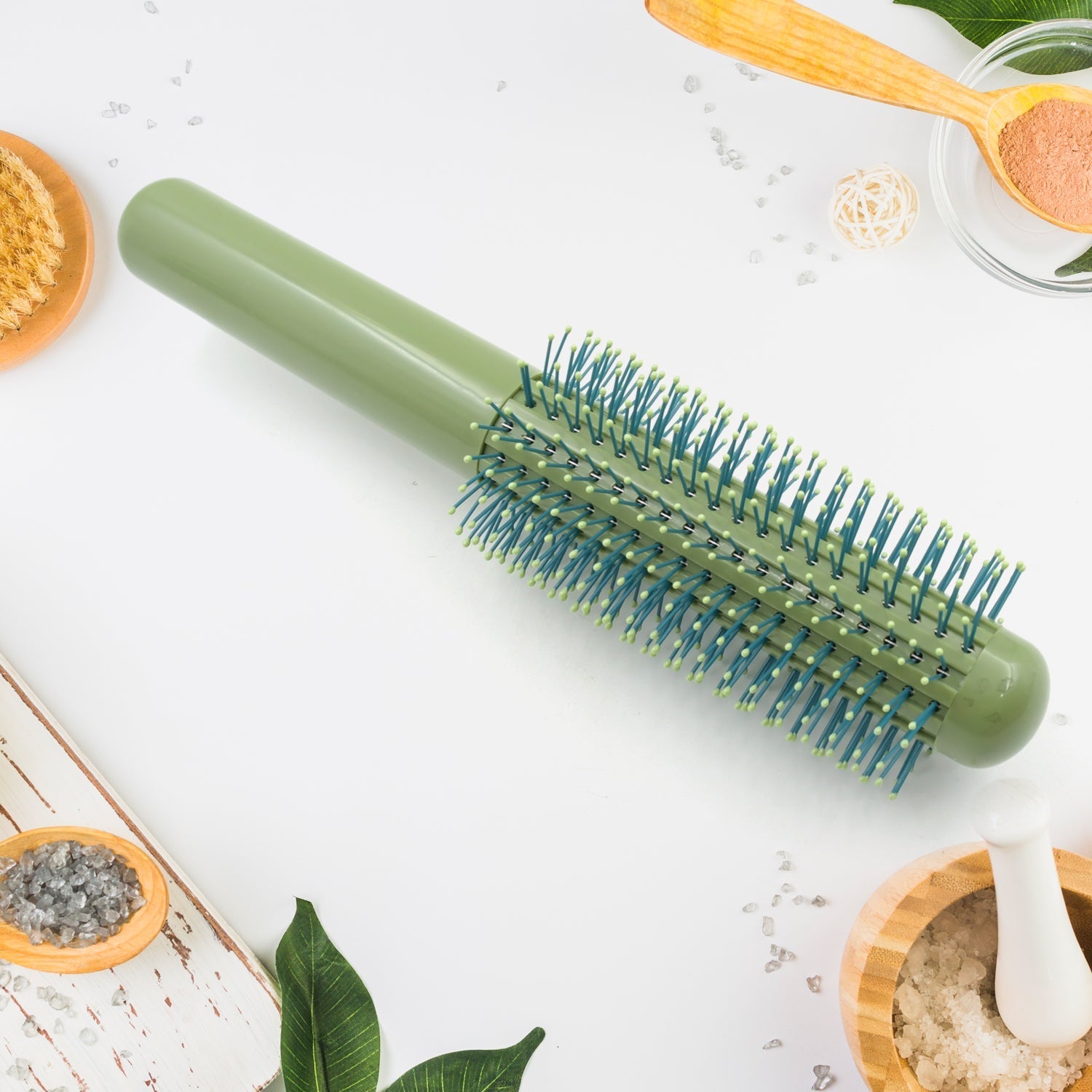 Massage Comb, Air Cushion Massage Hair Brush Ergonomic Matt Disappointment for Straight Curly Hair Cushion Curly Hair Comb for All Hair Types, Home Salon DIY Hairdressing Tool (1 Pc) - infinityexculsivestore.com