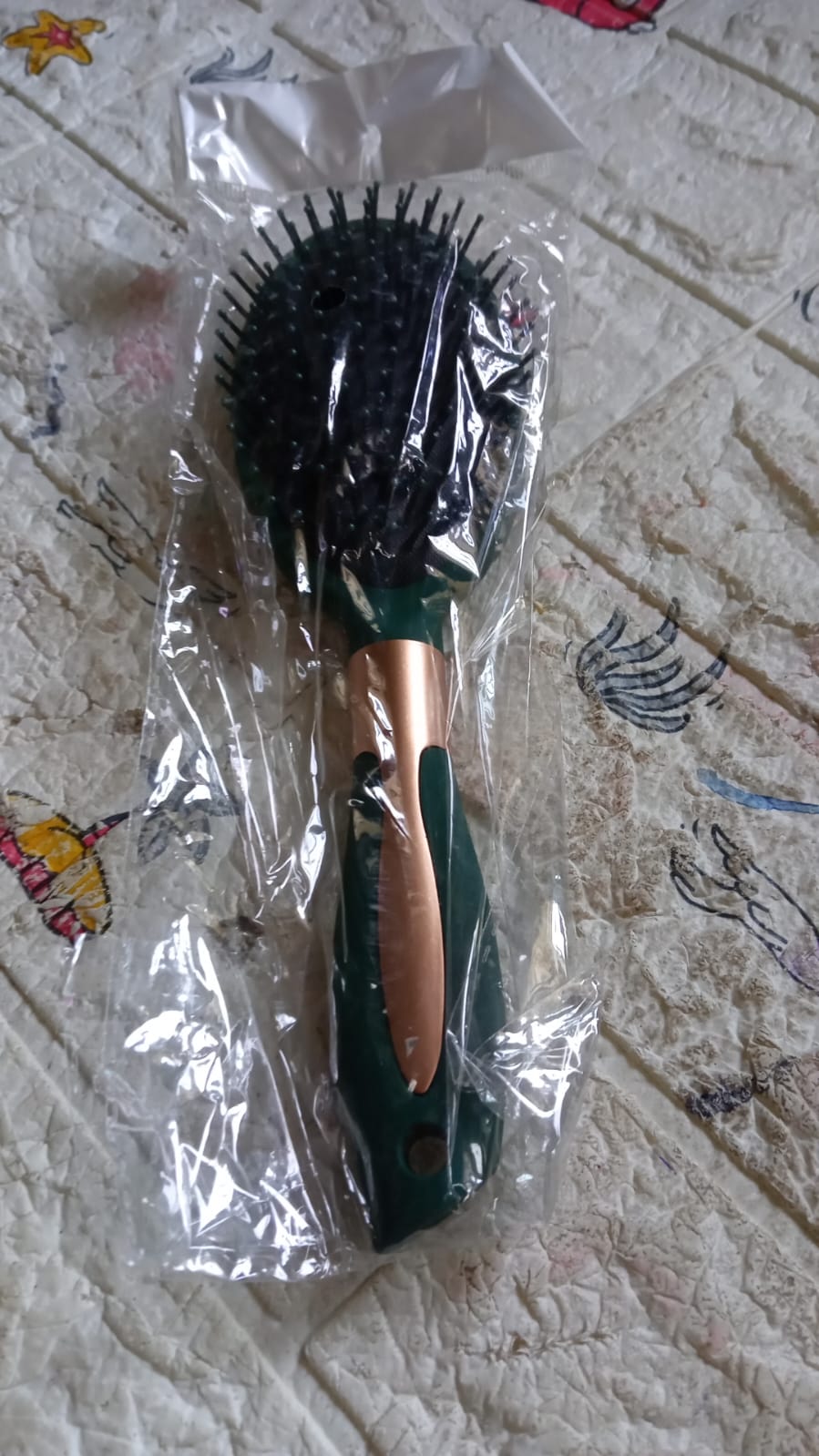 Massage Comb, Air Cushion Massage Hair Brush Ergonomic Matt Disappointment for Straight Curly Hair Cushion Curly Hair Comb for All Hair Types, Home Salon DIY Hairdressing Tool (1 Pc) - infinityexculsivestore.com