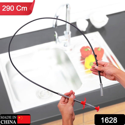 Multifunctional Cleaning Claw Pilpe Cleaner Drainage Block Remover Drain Spring Pipe Dredging Tool, Drain Cleaning Tool for Hair Drain Drain Cleaner Sticks drain pipe clearer (290 Cm) - infinityexculsivestore.com