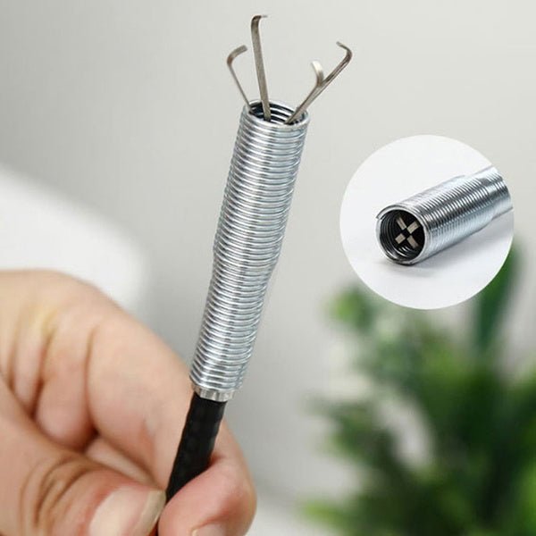 Multifunctional Cleaning Claw Pilpe Cleaner Drainage Block Remover Drain Spring Pipe Dredging Tool, Drain Cleaning Tool for Hair Drain Drain Cleaner Sticks drain pipe clearer (290 Cm) - infinityexculsivestore.com