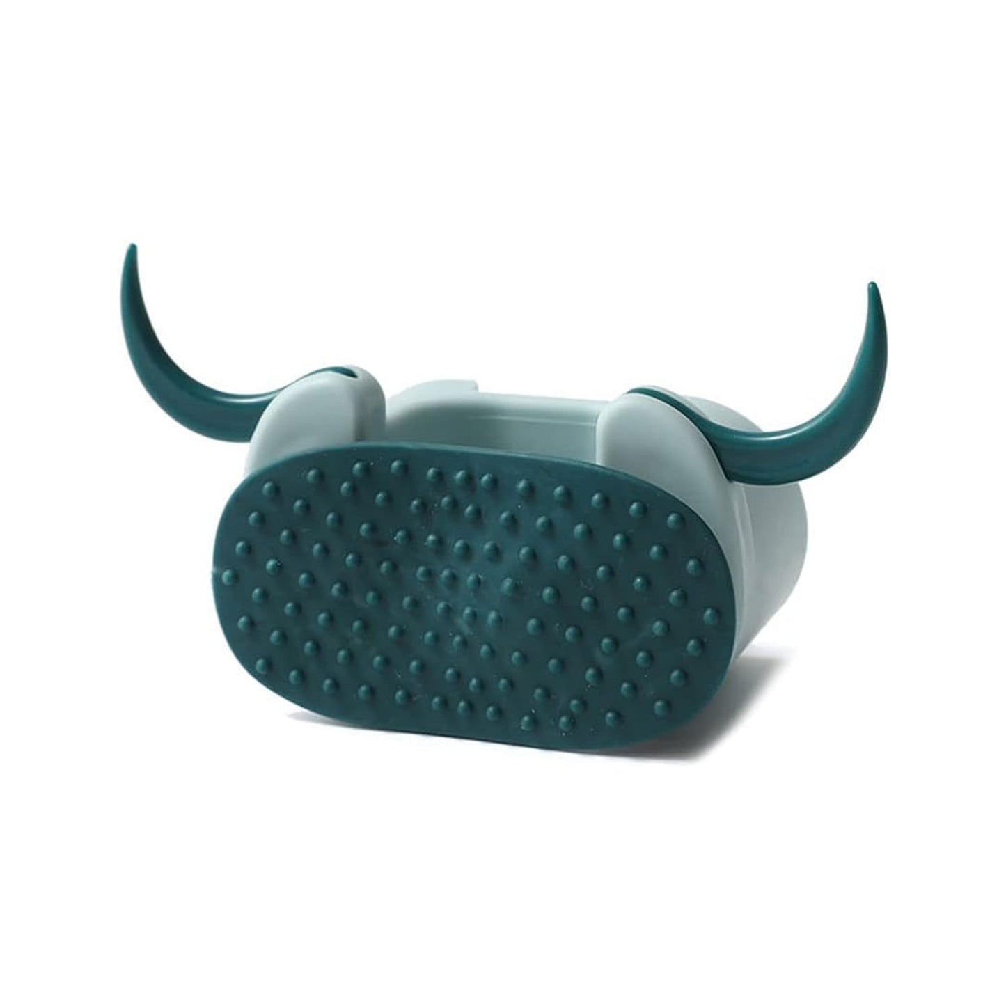 Multifunctional Cartoon Sticky Punch Free Mop Holder Wall Mounted Broom Organizer Cleaning Tools Holder Hanger, Self Adhesive Cute Cow Head Suction Cup Hanging Hook for Bathroom Kitchen (1 Pc) - infinityexculsivestore.com