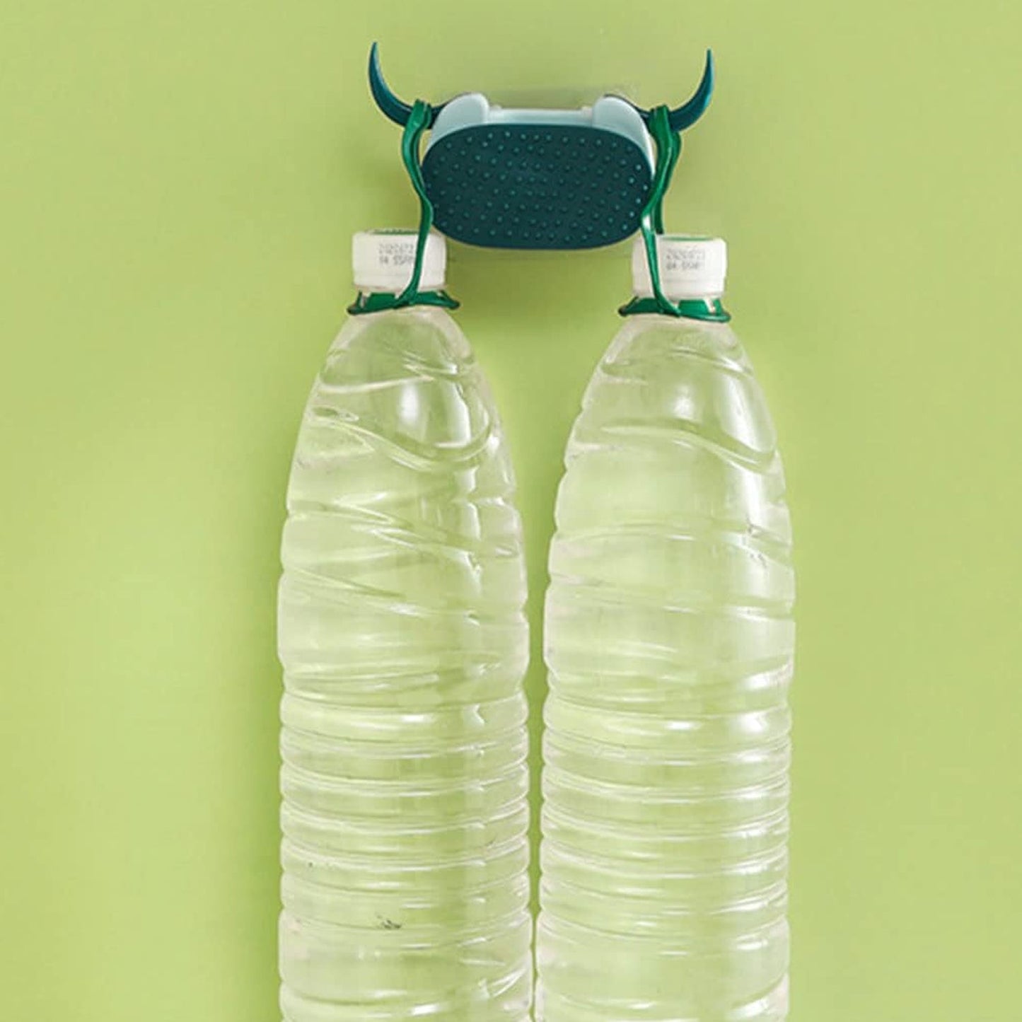 Multifunctional Cartoon Sticky Punch Free Mop Holder Wall Mounted Broom Organizer Cleaning Tools Holder Hanger, Self Adhesive Cute Cow Head Suction Cup Hanging Hook for Bathroom Kitchen (1 Pc) - infinityexculsivestore.com