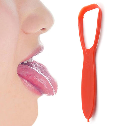 Plastic Tongue Cleaner For Kids & Adults | Tongue Scraper For Bad Breath, Maintain Oral Hygiene for Daily Use | for Fresh Breath & Bacteria Removal | Improved Taste Plastic With Handle Tongue Cleaner (1 Pc ) - infinityexculsivestore.com