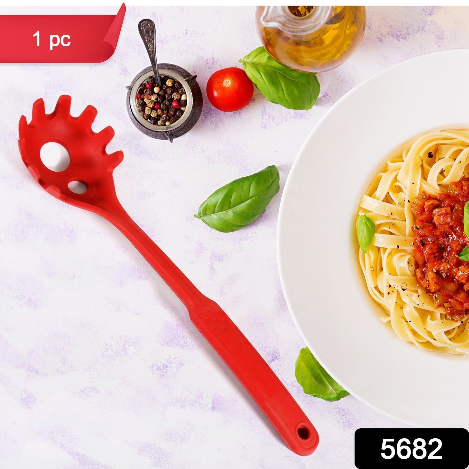 Multipurpose Silicone Spoon, Silicone Basting Spoon Non - Stick Kitchen Utensils Household Gadgets Heat - Resistant Non Stick Spoons Kitchen Cookware Items For Cooking and Baking (1 pc) - infinityexculsivestore.com