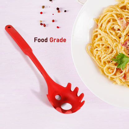 Multipurpose Silicone Spoon, Silicone Basting Spoon Non - Stick Kitchen Utensils Household Gadgets Heat - Resistant Non Stick Spoons Kitchen Cookware Items For Cooking and Baking (1 pc) - infinityexculsivestore.com