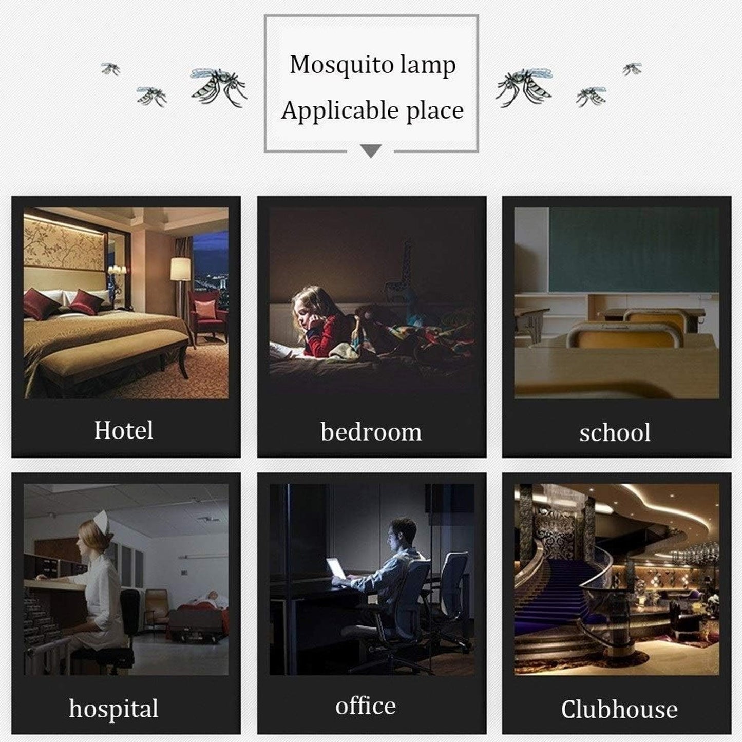 Mosquito Killer Machine, Electronic Indoor Insect Killer Lamp, Bug Bedroom Mute Radiation - free Portable Fly Insect Killer Light For Home & Commercial Use. Mosquito killer lamp. - infinityexculsivestore.com