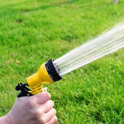 Hose Nozzle Garden Hose Nozzle Hose Spray Nozzle with 8 Adjustable Patterns Front Trigger Hose Sprayer Heavy Duty Metal Water Hose Nozzle for Cleaning, Watering, Washing, Bathing - infinityexculsivestore.com