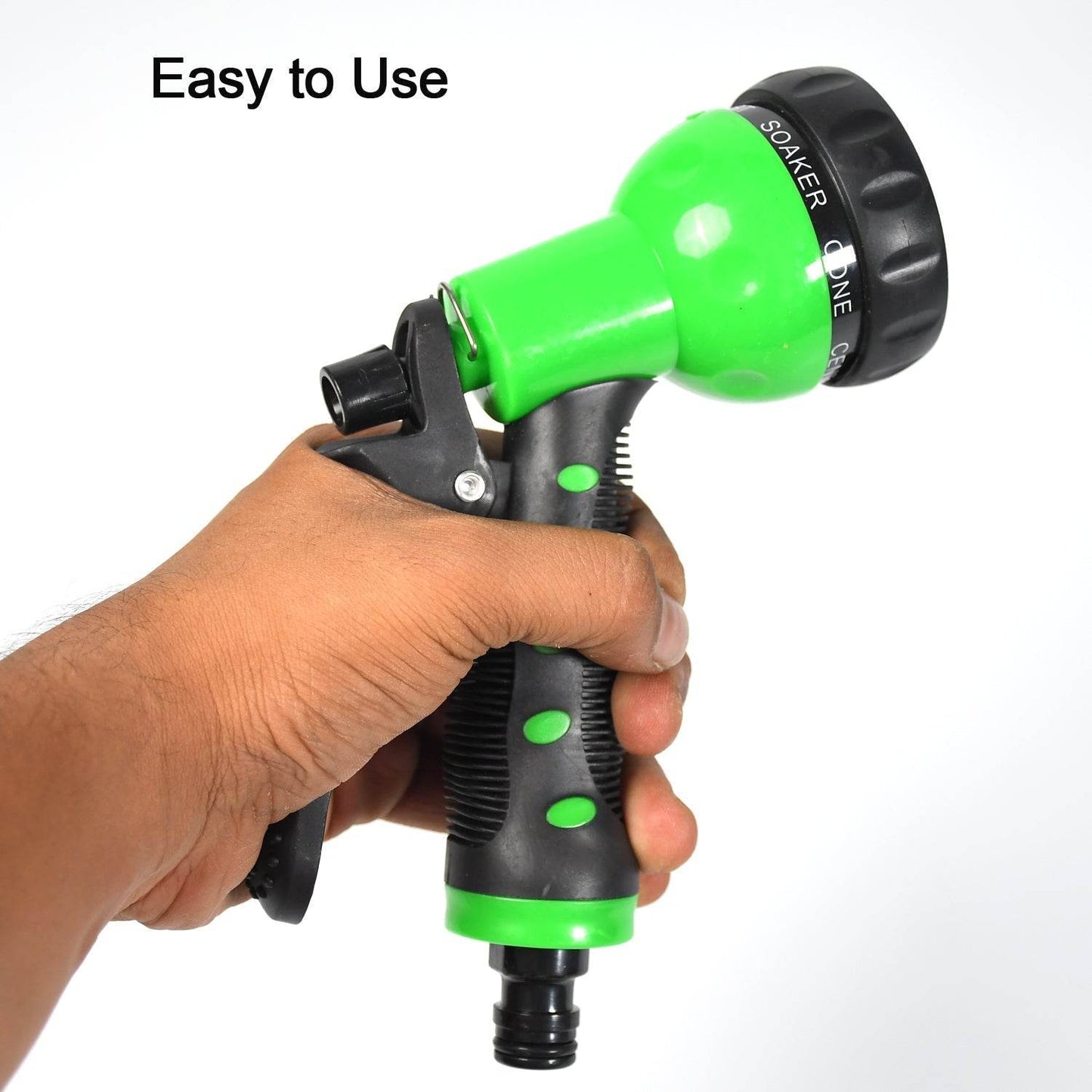 Hose Nozzle Garden Hose Nozzle Hose Spray Nozzle with 8 Adjustable Patterns Front Trigger Hose Sprayer Heavy Duty Metal Water Hose Nozzle for Cleaning, Watering, Washing, Bathing - infinityexculsivestore.com