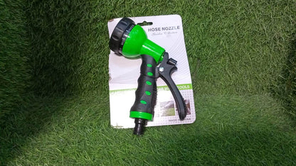Hose Nozzle Garden Hose Nozzle Hose Spray Nozzle with 8 Adjustable Patterns Front Trigger Hose Sprayer Heavy Duty Metal Water Hose Nozzle for Cleaning, Watering, Washing, Bathing - infinityexculsivestore.com