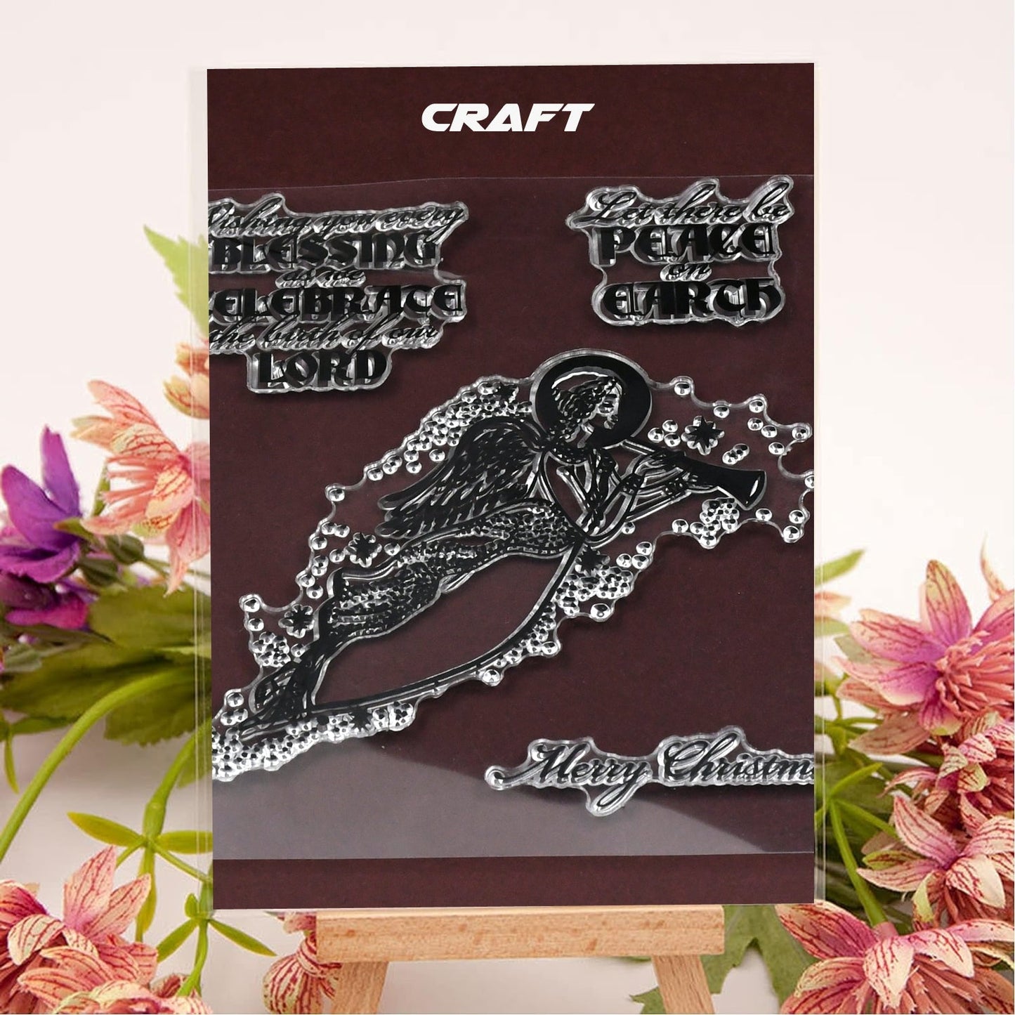 Reusable Rubber Stamp, TPR Stamp DIY Accessories Good Stamping Effect DIY Transparent Stamp Stick Repeatedly for Envelope for Diary for Invitation Letter Photo Album Decoration for Paper Crafts (Mix Design / 1 Set) - infinityexculsivestore.com