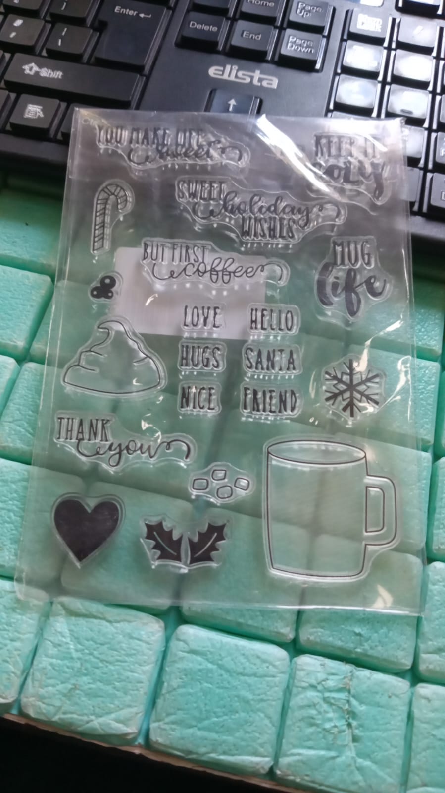 Reusable Rubber Stamp, TPR Stamp DIY Accessories Good Stamping Effect DIY Transparent Stamp Stick Repeatedly for Envelope for Diary for Invitation Letter Photo Album Decoration for Paper Crafts (Mix Design / 1 Set) - infinityexculsivestore.com