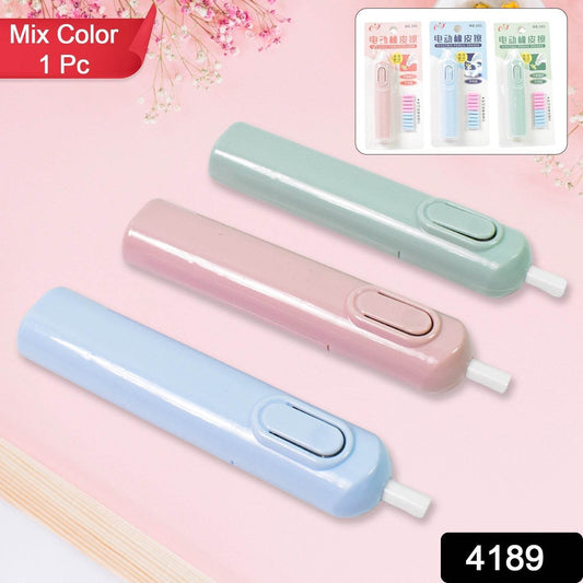 Electric Eraser Kit Automatic Pencil Eraser Battery Operated with 10 Eraser Refills Suitable for use with Graphite Pencils Drawing Painting Sketching Drafting Supplies Stationery Child Gifts (Battery Not Included / Mix Design) - infinityexculsivestore.com