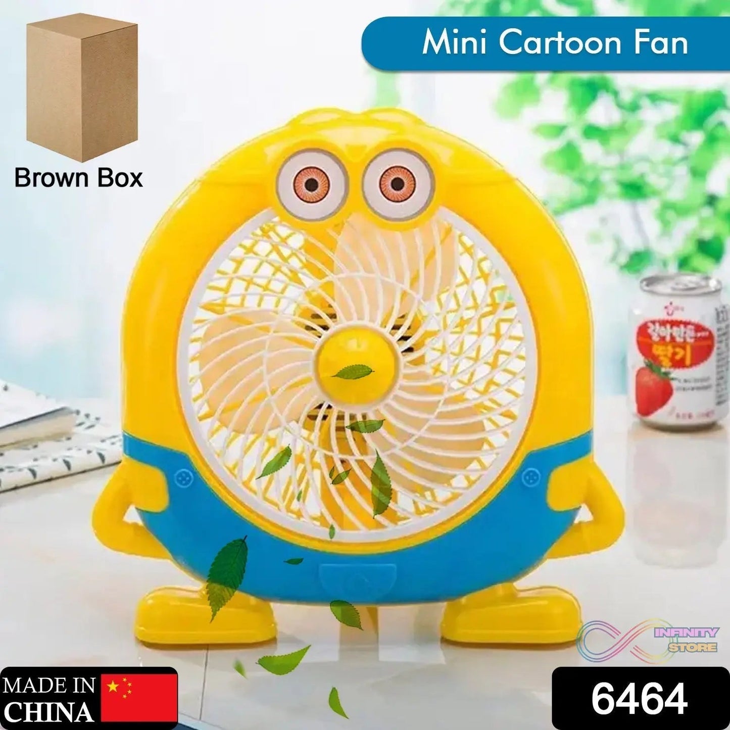 plastic cute mini electric usb fan desk fan for children ( Battery Not Include) - infinityexculsivestore.com