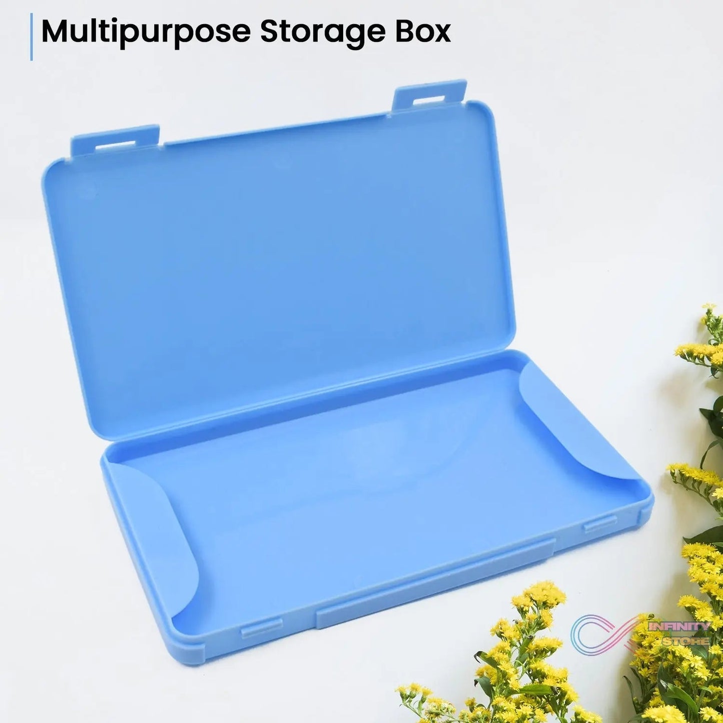 Plastic Multipurpose / Compact Storage box, Utility Box Storage Organizer (1 Pc) - infinityexculsivestore.com