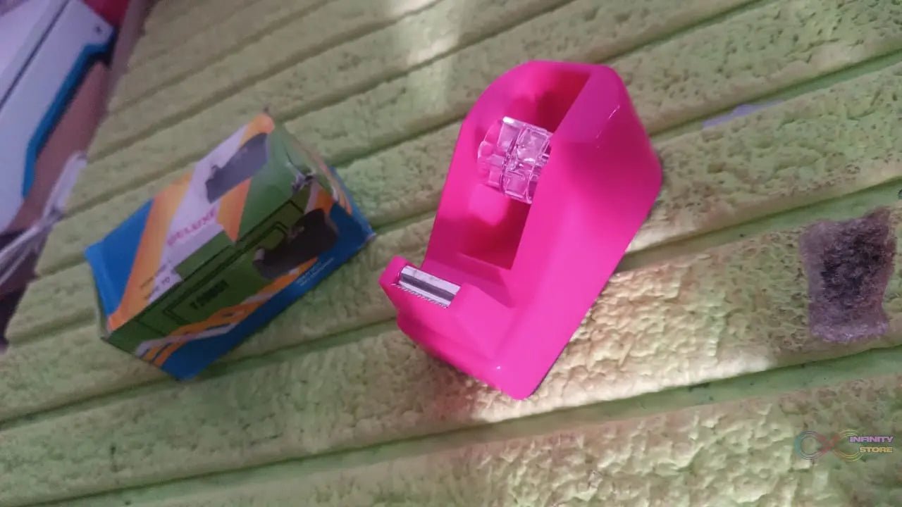 Plastic Tape Dispenser Cutter for Home Office use (1 pc) - infinityexculsivestore.com