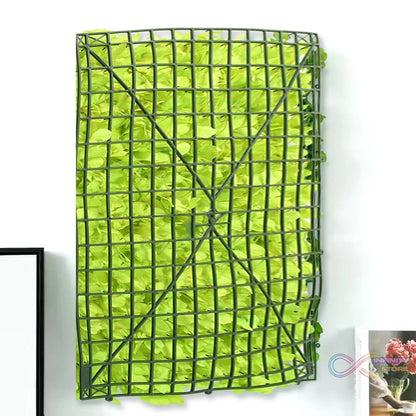 Plastic Wall Artificial Flowers Plant Base (60×40 CM / 1 Pc) - infinityexculsivestore.com