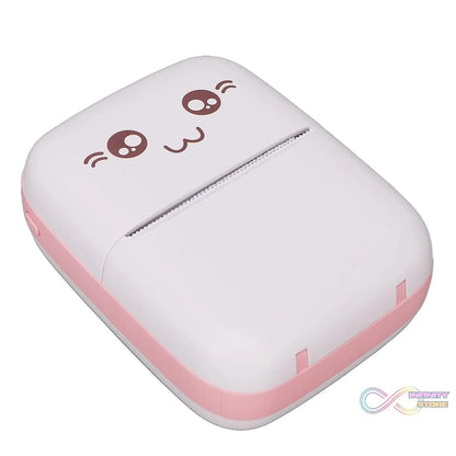 Pocket Mini Printer, Mobile Phone Bluetooth Connection Wireless Mini Thermal Printer with Android or iOS APP for Pictures, Portable Smart Printer,Contains 1 Rolls Thermal Paper, with Fast Paper Output for Photo Image - infinityexculsivestore.com