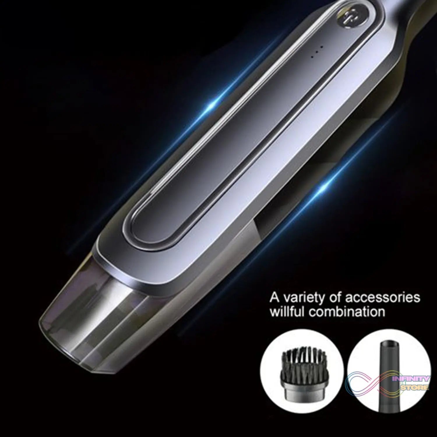 Portable Vacuum Cleaner Wireless USB High Power Strong Suction Handheld Vacuum Cleaner for Home Cars - infinityexculsivestore.com