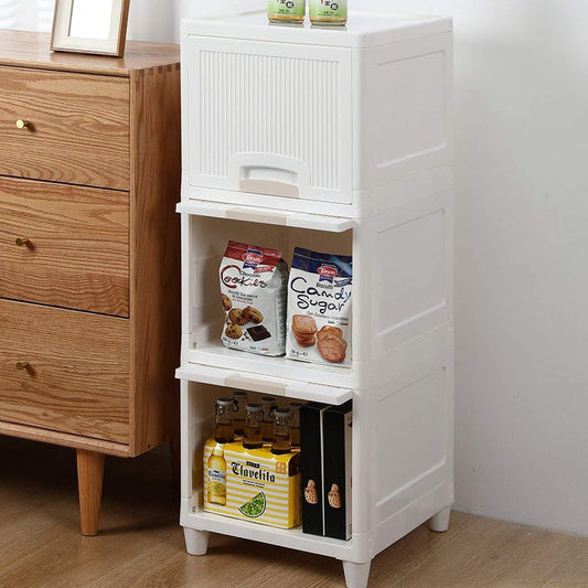 Multipurpose Storage Cabinet, Storage Solutions plastic drawers || Multi Layer Wardrobe Storage Drawers || Foldable Multipurpose Drawer Units For Kitchen, Bathroom, Bedroom, Cloth (3 Layer) - infinityexculsivestore.com