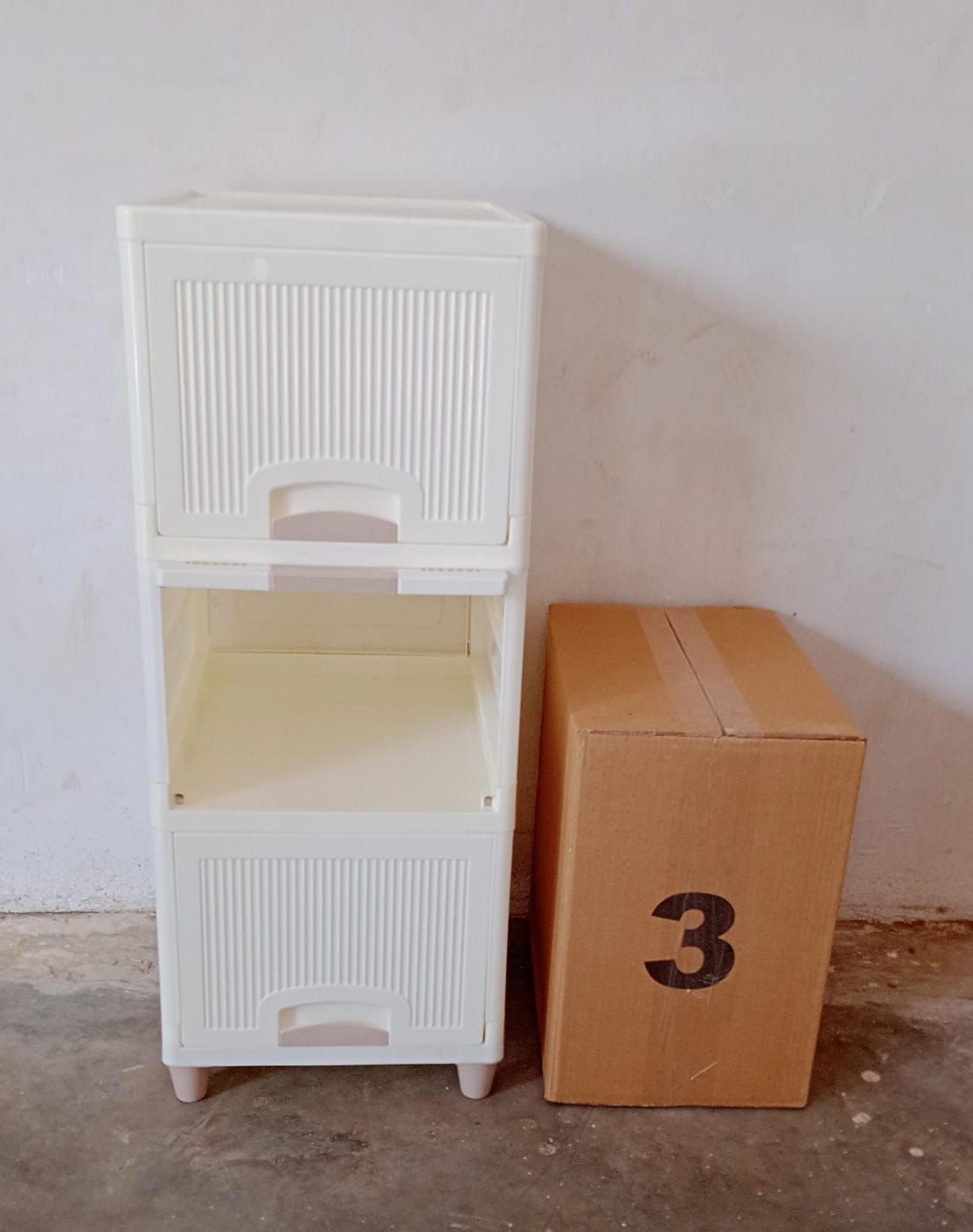 Multipurpose Storage Cabinet, Storage Solutions plastic drawers || Multi Layer Wardrobe Storage Drawers || Foldable Multipurpose Drawer Units For Kitchen, Bathroom, Bedroom, Cloth (3 Layer) - infinityexculsivestore.com