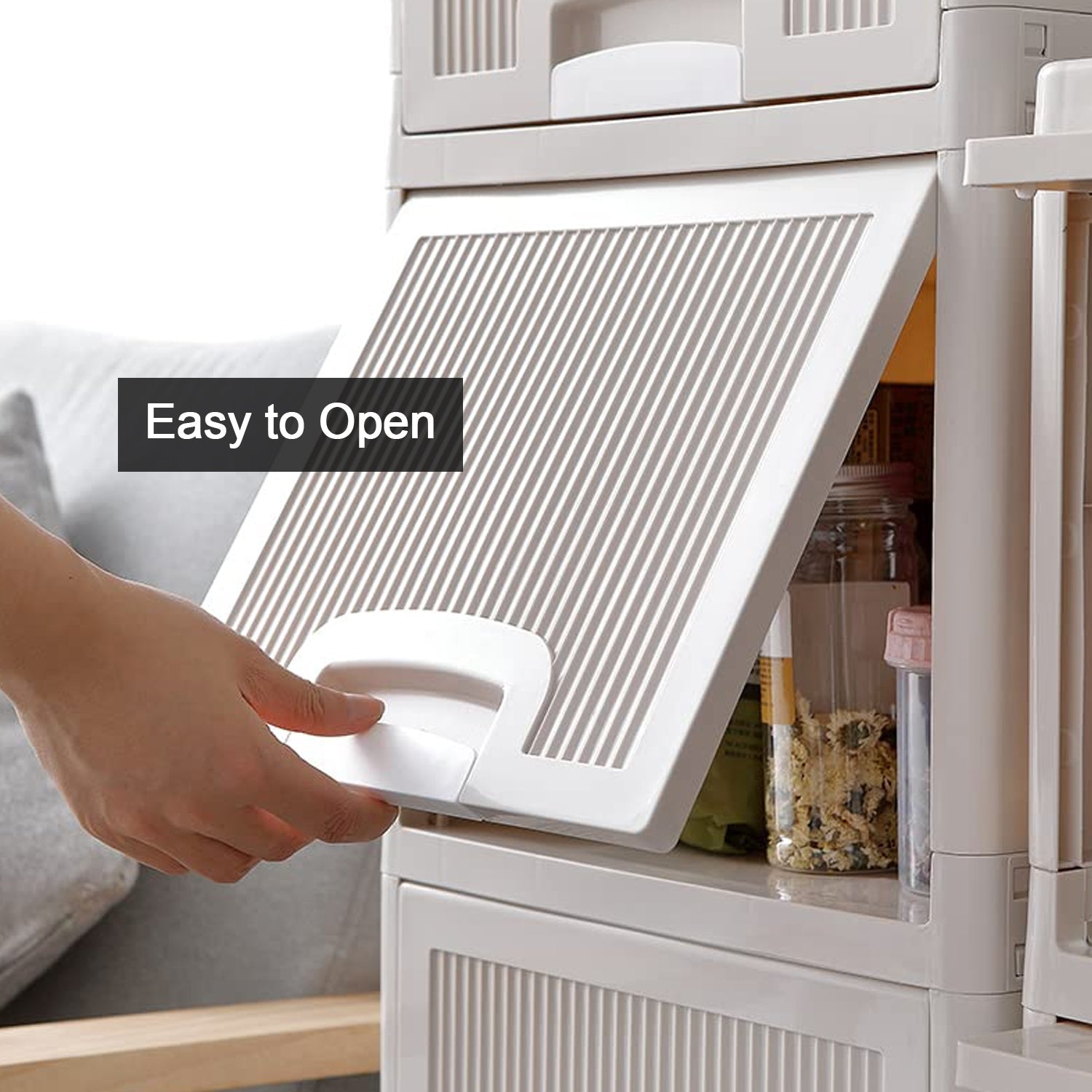 Multipurpose Storage Cabinet, Storage Solutions plastic drawers || Multi Layer Wardrobe Storage Drawers || Foldable Multipurpose Drawer Units For Kitchen, Bathroom, Bedroom, Cloth (4 Layer) - infinityexculsivestore.com