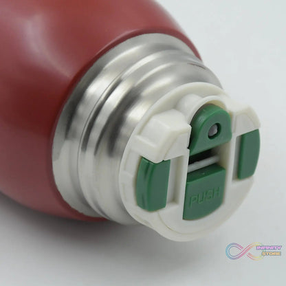 Premium Stainless Steel Insulated Sipper Bottle Print Water FlaskCartoon Vacuum Hot Cold For Kids / Travelling Water Bottle for Kids with Pop up Straw, Double Wall Thermos with Straw & Bottle Zippe Cover For office/Gym/School (550 ML) - infinityexculsivestore.com