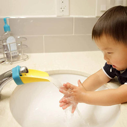 Faucet Extender | Easy Use for Hand Washing for Kids, Toddlers, Babies and Children | Silicone Sink Handle Extender | Fun Hand-Washing Solution | Cute Duck Mouth Design Wash Helper Bathroom Sink for Babies and Children (1 Pc) - infinityexculsivestore.com
