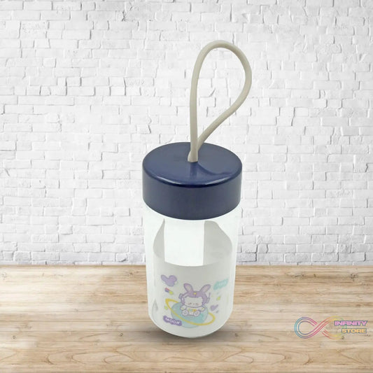 Outdoor Sport Glass water bottle 350ml leak proof BPA - free for travel cold and hot water glass water bottle with daily water intake for gym and children, Home, Travel, Office Use - infinityexculsivestore.com