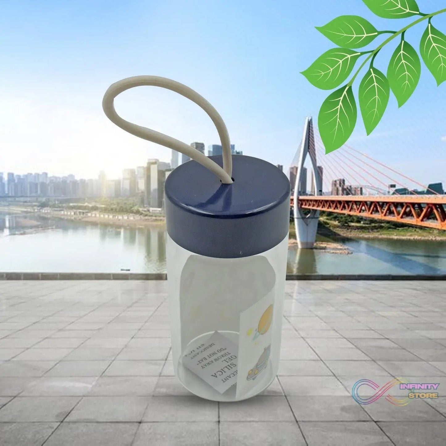 Outdoor Sport Glass water bottle 350ml leak proof BPA - free for travel cold and hot water glass water bottle with daily water intake for gym and children, Home, Travel, Office Use - infinityexculsivestore.com
