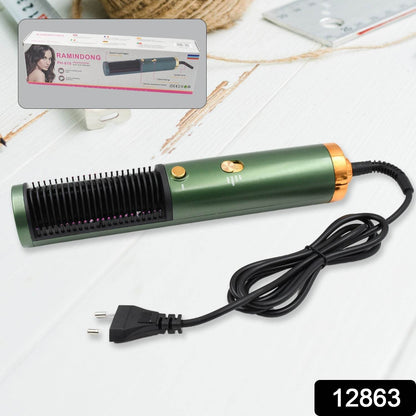 Hair Straightener Comb, Anti Scald Hot Comb Negative Ion Hair Straightener Brush Straightener 3 Gear Constant Temperature for Quick and Professional Hair Salon at Home (1200w) - infinityexculsivestore.com