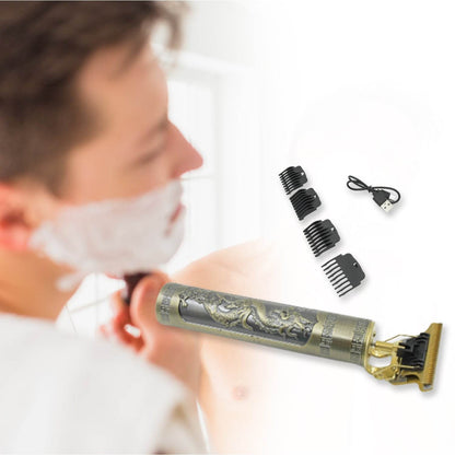 Hair Trimmer for Men Hair Style Trimmer, Professional Hair Clipper, Electric Shaving machine dry shaving for men - hair shaving and trimming beard With 4 adjustable blade clipper, Oil, Cleaning Brush - infinityexculsivestore.com