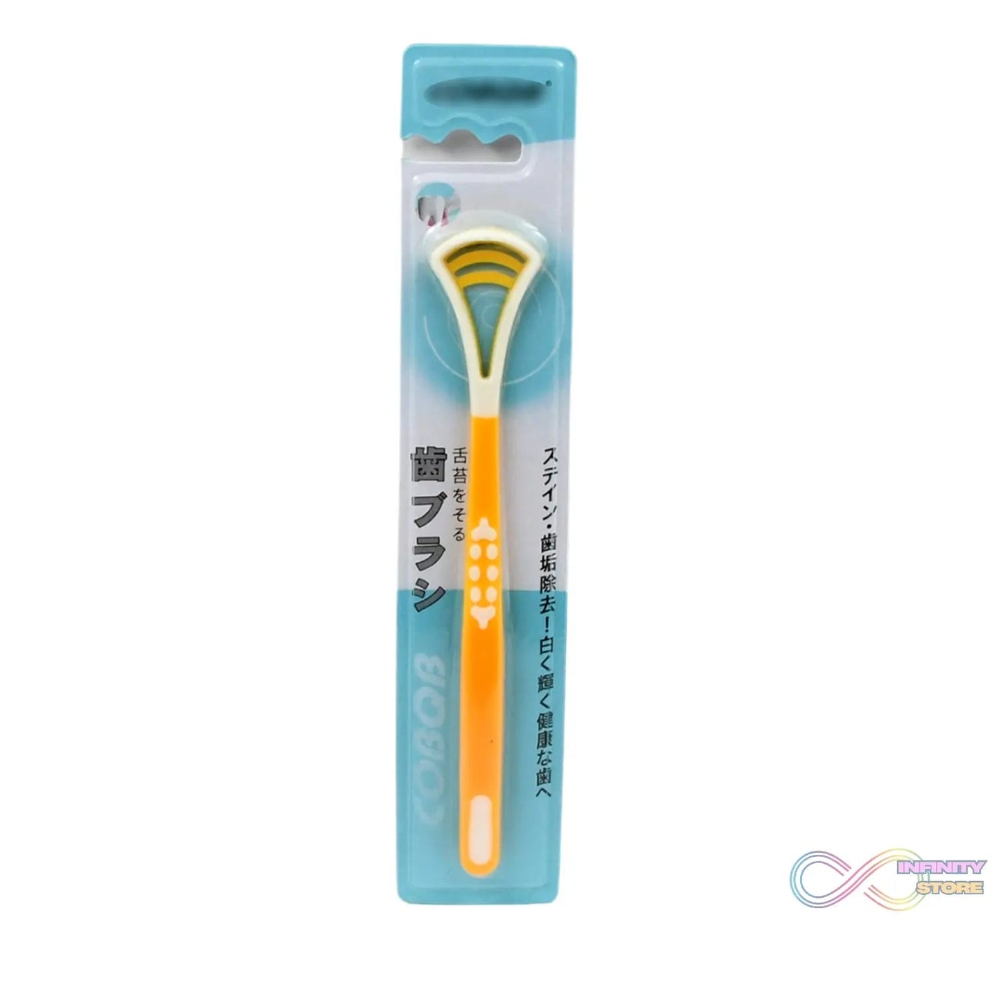 Tongue Scraper and Tongue Brush Great for Oral Care, Help Fights Bad Breath and Freshen The Breath, Tongue Cleaner for Adults and Kids, Easy to Use, Comfortable Safe and Anti - Slip Simple and Stylish Odor Removal (1 Pc) - infinityexculsivestore.com