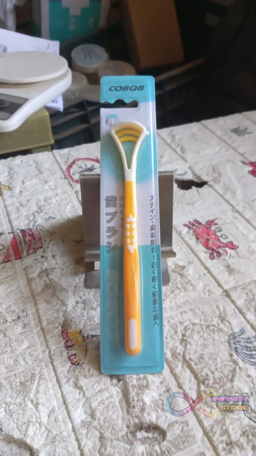 Tongue Scraper and Tongue Brush Great for Oral Care, Help Fights Bad Breath and Freshen The Breath, Tongue Cleaner for Adults and Kids, Easy to Use, Comfortable Safe and Anti - Slip Simple and Stylish Odor Removal (1 Pc) - infinityexculsivestore.com