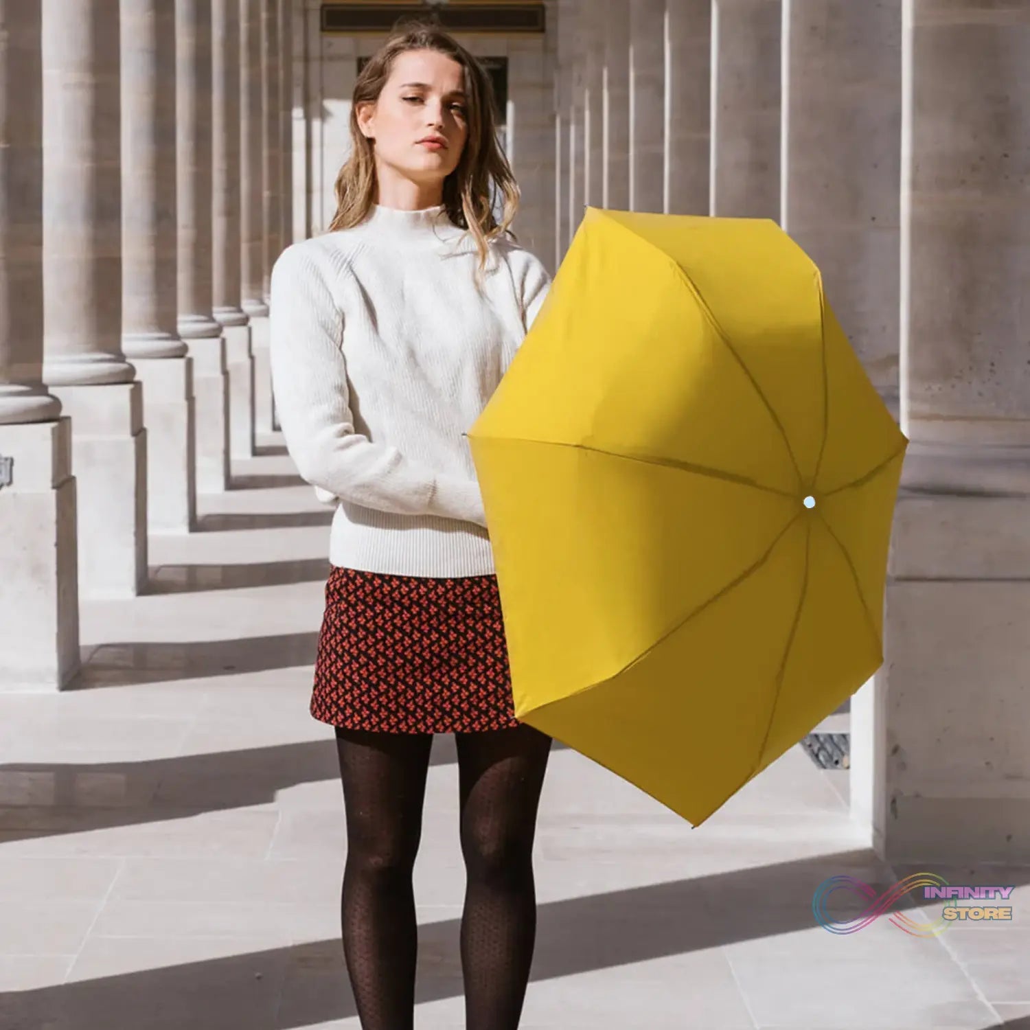 Umbrella Summer Sun and Rain Protection Foldable Cute Umbrella || UV Protection Rain Sun Umbrella || Travel Accessories || Umbrella for Children, Girls, and Boys (1 Pc / Mix Color / Design)  - infinityexculsivestore.com