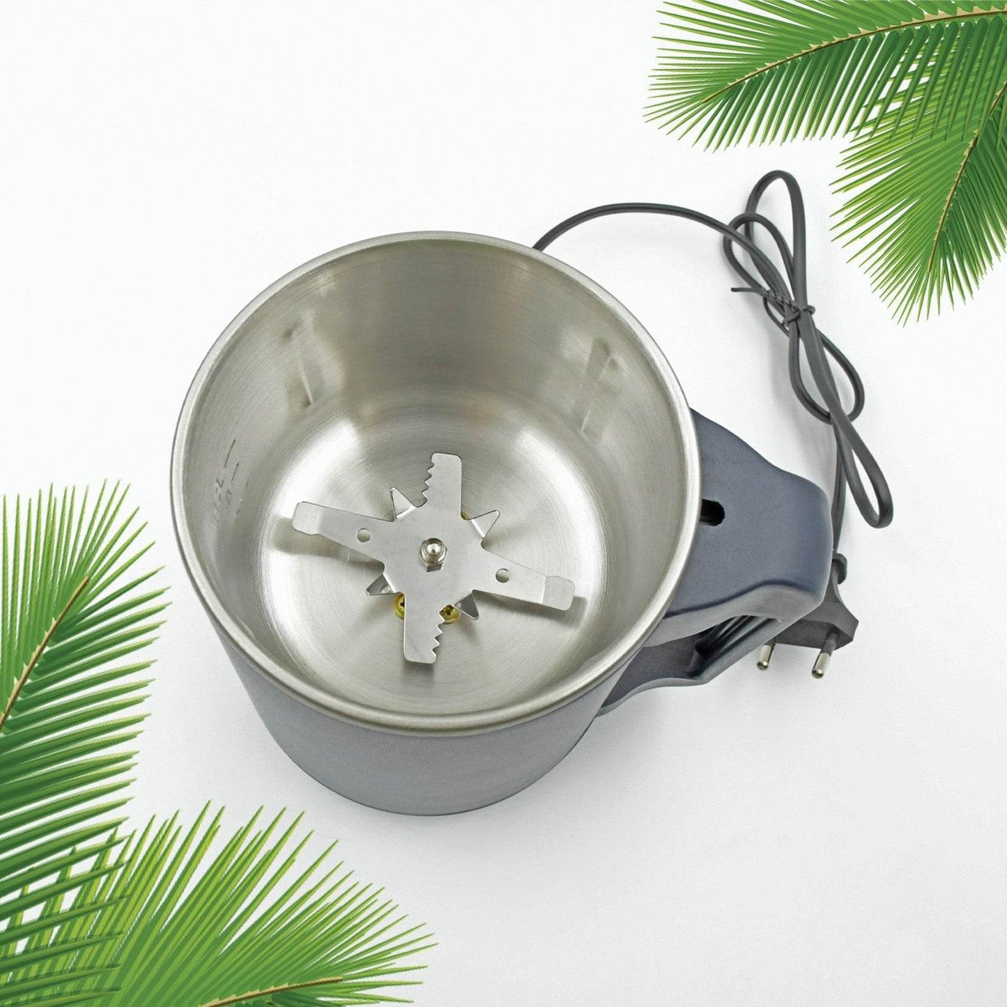 Electric Coffee Powder Grinding Machine, Stainless Steel Electric Spice Grinder Fine Powder, Multifunctional Powder Grinder for Kitchen, Coffee Grinder Machine for Home (300 Watt) - infinityexculsivestore.com