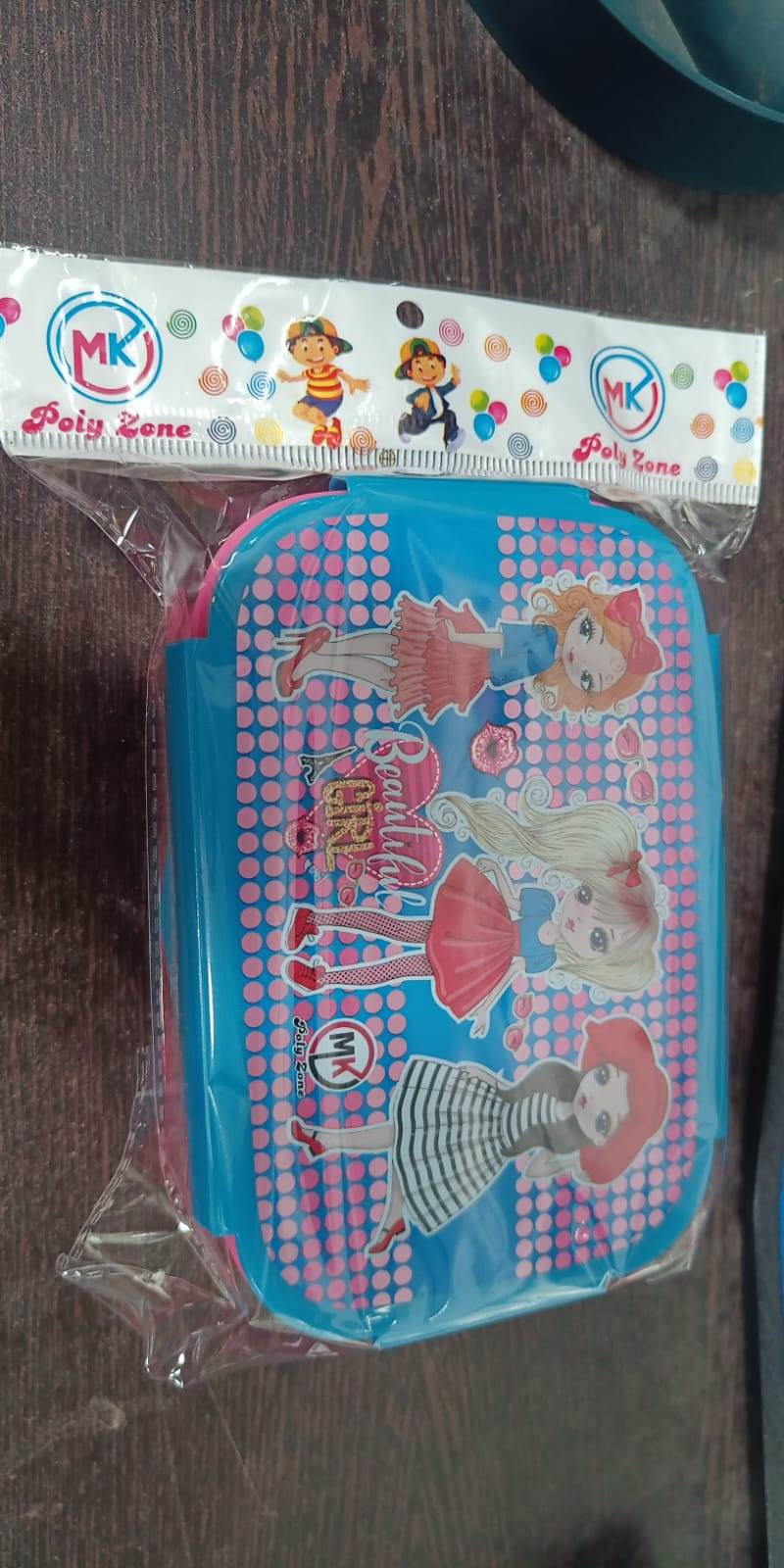Cartoon Printed Plastic Lunch Box With Inside Small Box & Spoon for Kids, Air Tight Lunch Tiffin Box for Girls Boys, Food Container, Specially Designed for School Going Boys and Girls - infinityexculsivestore.com