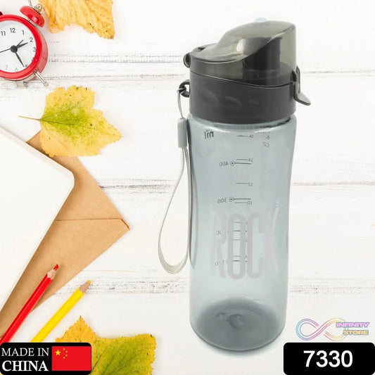 Plastic water bottle Outdoor Sport Bottle With Carry Case, leak proof BPA - free for travel cold and hot water Plastic water bottle with daily water intake for gym and children, Home, Travel, Office Use (1 pc ) - infinityexculsivestore.com