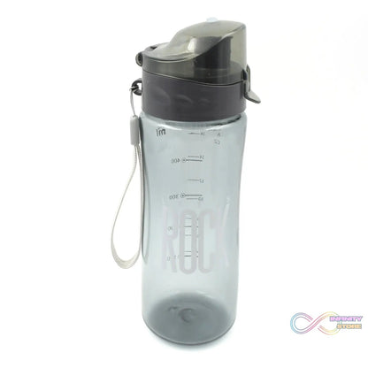 Plastic water bottle Outdoor Sport Bottle With Carry Case, leak proof BPA - free for travel cold and hot water Plastic water bottle with daily water intake for gym and children, Home, Travel, Office Use (1 pc ) - infinityexculsivestore.com