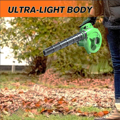 650V Blower Portable rifel Range Heavy Duty air Blower, Electric Air Blower for Home/Office/Car/Pc/Computer Dust/Garage/Patio/Garden Leaf/Trash Cleaning (350W, 2.3 m3/min, 13000 RPM, Green) - infinityexculsivestore.com