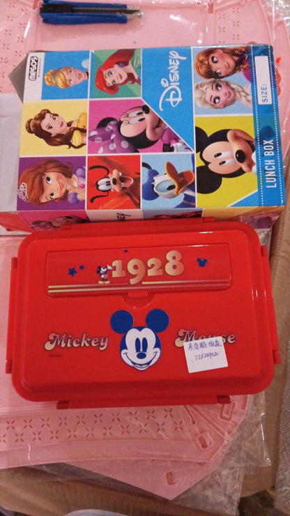 Cartoon Printed 4 Compartment Insulated Lunch Box Stainless Steel |Tiffin Box for Boys, Girls, School & Office Men for Microwave Freezer Safe Adult Children Food Container (1 Pc) - infinityexculsivestore.com