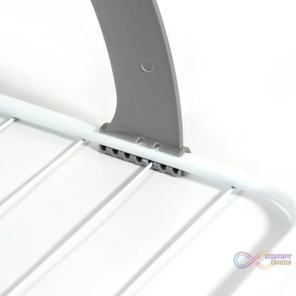 Metal Steel Folding Drying Rack for Clothes Balcony Laundry Hanger for Small Clothes Drying Hanger Metal Clothes Drying Stand, Socks and Plant Storage Holder Outdoor / Indoor Clothes - Towel Drying Rack Hanging on The Door Bathroom - infinityexculsivestore.com
