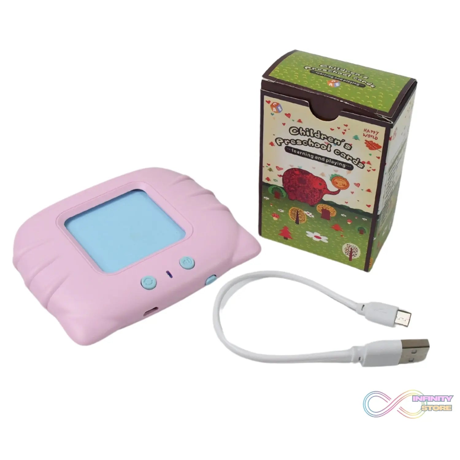 Preschool Learning Toys Flash Cards for Small Kids Educational Toys English Words Learning Machine for Kids with 224 Words, Birthday Gift for Kids Intelligent Electric Kids Language Card (1 Set) - infinityexculsivestore.com