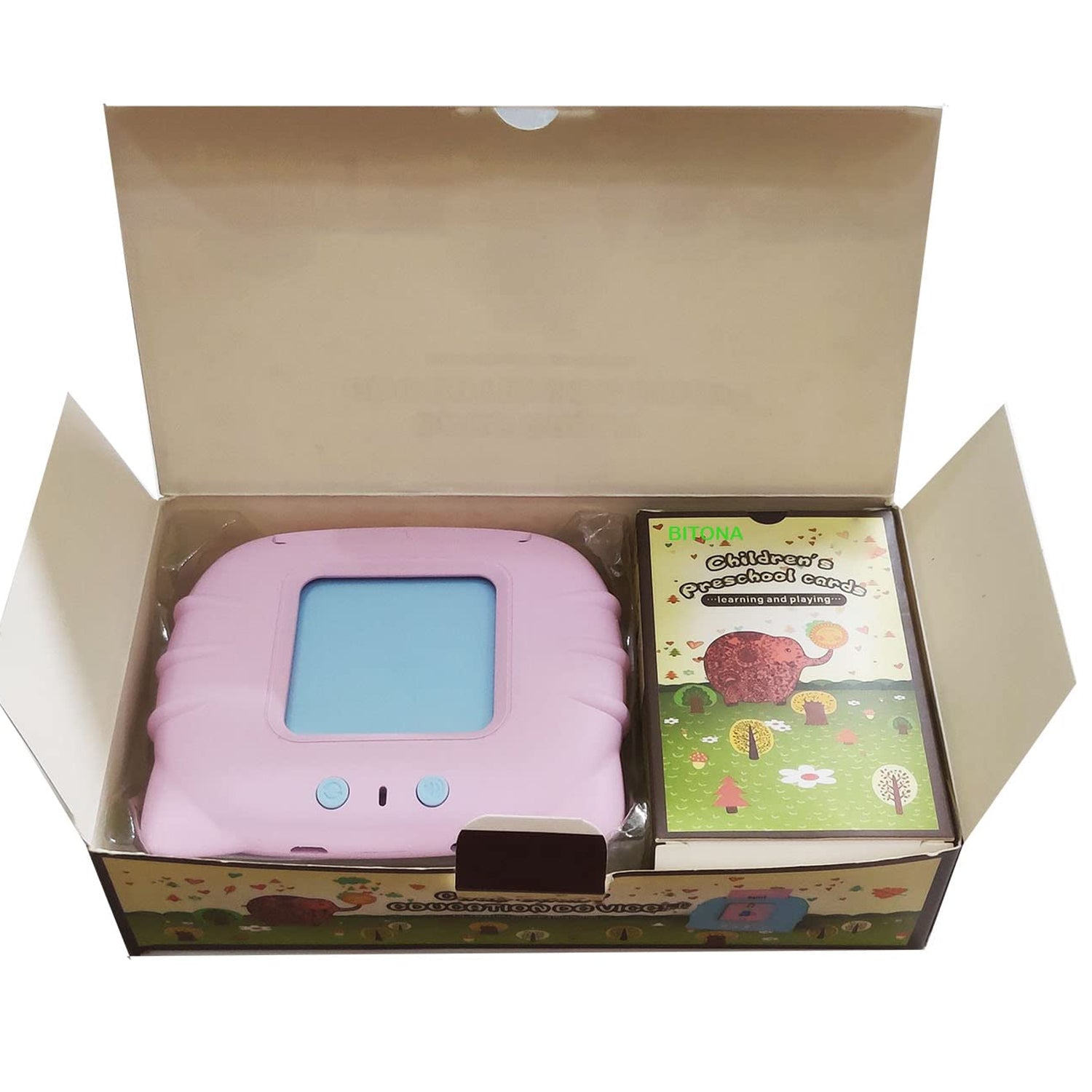 Preschool Learning Toys Flash Cards for Small Kids Educational Toys English Words Learning Machine for Kids with 224 Words, Birthday Gift for Kids Intelligent Electric Kids Language Card (1 Set) - infinityexculsivestore.com
