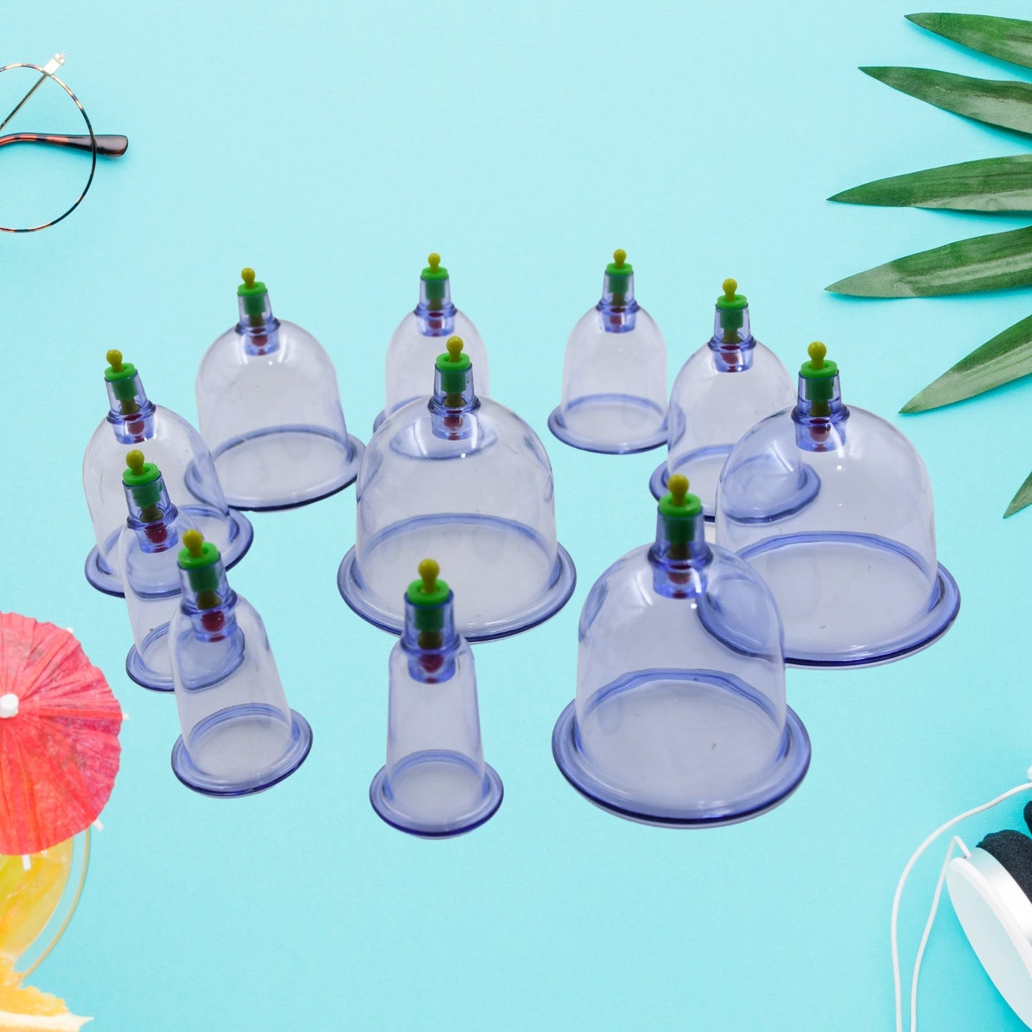 Suction Cups with Vacuum Pump, Suction Cup Set, Full Body Suction Cups, Acupuncture Suction Cups, Suction Cups for Therapy Suction and Body Massage, Deep Tissues, Muscle Relaxers 12 in 1 - infinityexculsivestore.com