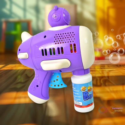 Space Bubble Gun Toy For Kids (with Solution) - infinityexculsivestore.com