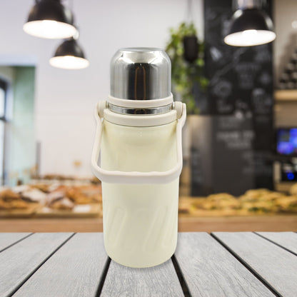 Stainless Steel Vacuum Insulated Water Bottle | Leak Proof Flask for Tea Coffee | Reusable Water Bottle with Hanging Strap | Bottle for Hot & Cold Drinks Wide Mouth Water Flask 1200 ML - infinityexculsivestore.com