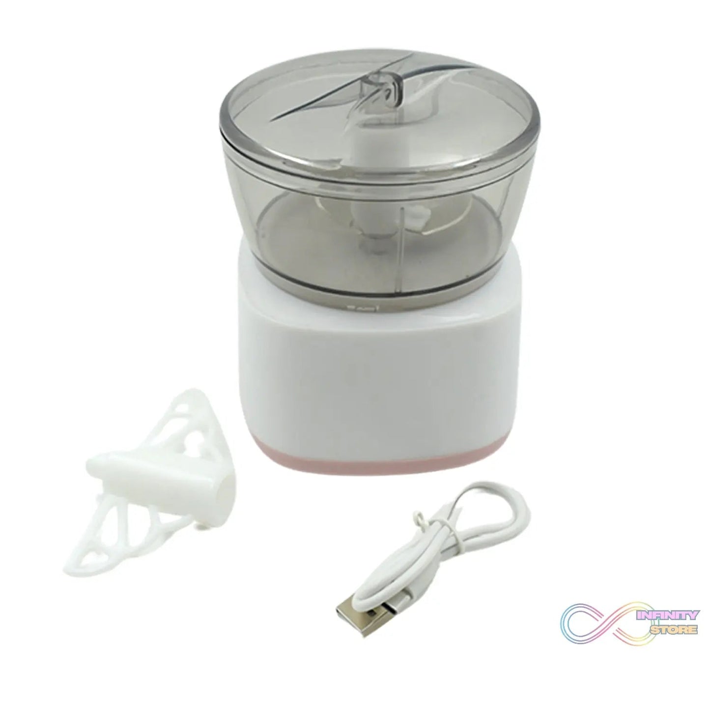 Portable Mini Food Processor Chopper Electric Veggie Chopper 3 Blades With Charching Cable Type C, Vegetable Chopper, Garlic Chopper Food Grinder for Chopping Ginger, Pepper Chili, Onion, Fruit, Meat - infinityexculsivestore.com