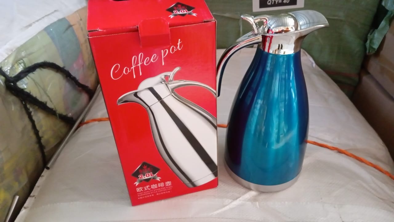 Vacuum Insulated Kettle Jug, Vacuum Insulated Thermos Kettle Jug Insulated Vacuum Flask, Vacuum Kettle Jug Stainless Steel For Milk ,Tea ,Beverage Home Office Travel Coffee (2 Ltr / 1Pc) - infinityexculsivestore.com